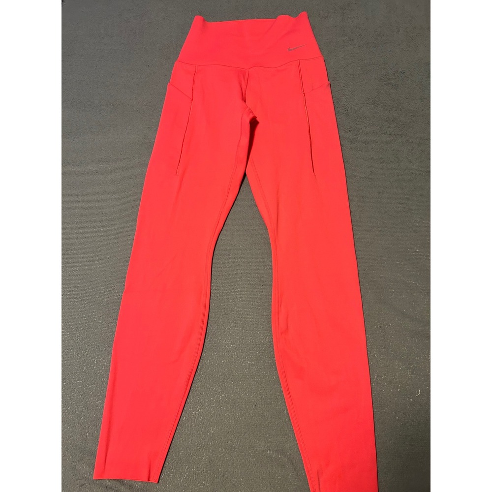 Nike Universa Dri-FIT InfinaSmooth High Rise Leggings Crimson XS DQ6027-635